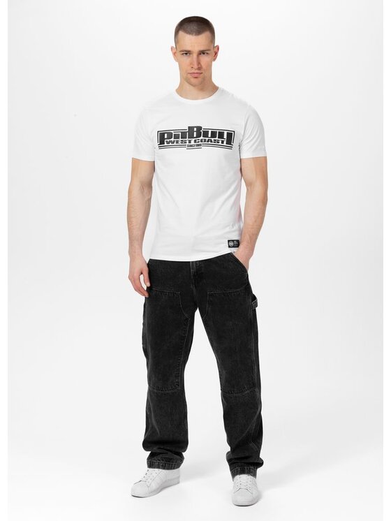 PITBULL PITBULL T-Shirt Koszulka Biały Regular Fit