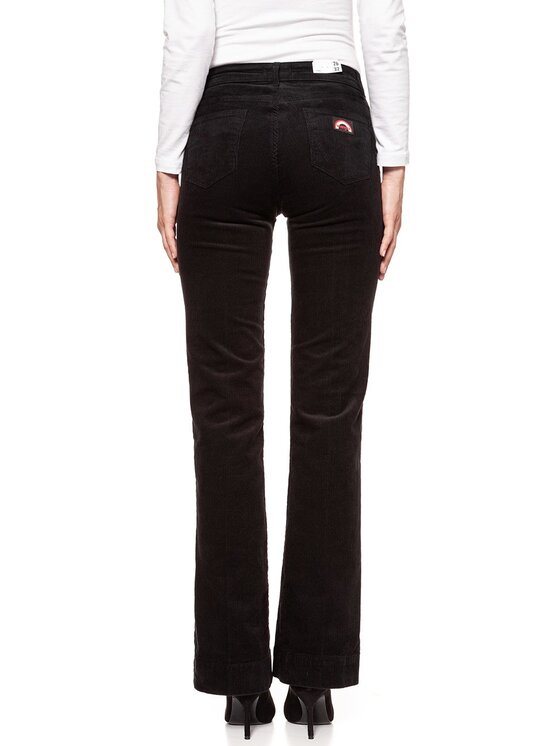 Wrangler Wrangler Pantaloni di tessuto FLARE Nero Slim Fit