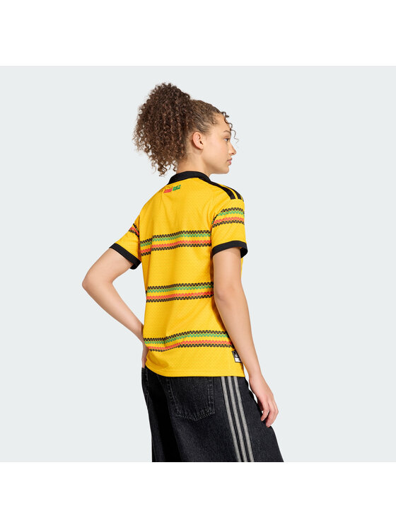 adidas adidas Koszulka techniczna Jamaica 26 x Bob Marley Home Jersey Żółty Regular Fit