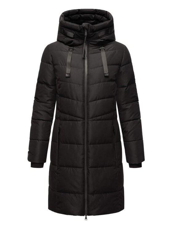 Marikoo Marikoo Kurtka zimowa Natsukoo Czarny Casual Fit