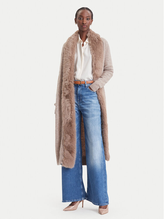 Guess Guess Kardigāns W6BR90 Z2288 Tumši bēša Regular Fit