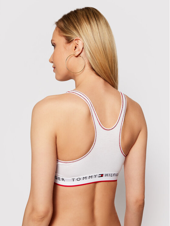 Tommy Hilfiger Tommy Hilfiger Biustonosz top Bralette UW0UW02743 Biały