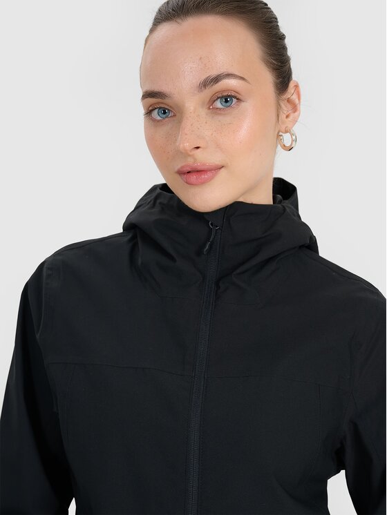 4F 4F Prechodná bunda 4FWSS25TTJAF702-20S Čierna Regular Fit