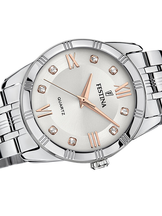 Festina Festina Zegarek F16940-B Srebrny