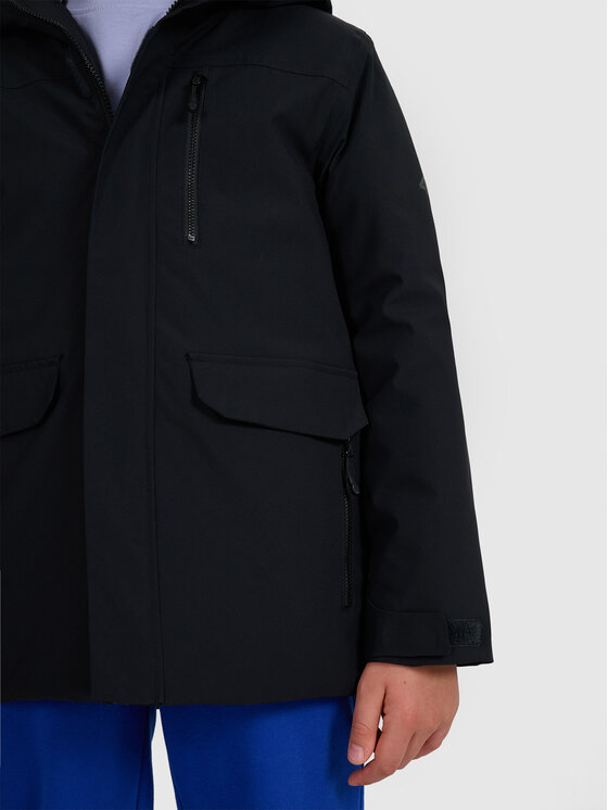 4F 4F Kurtka przejściowa OUTERWEAR Czarny Regular Fit