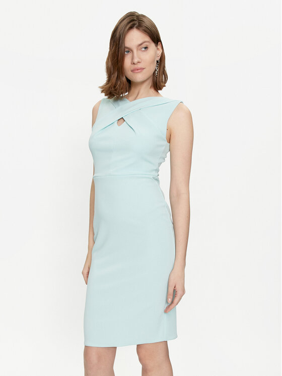 Rinascimento Rinascimento Rochie cocktail CFC0118081003 Turcoaz Regular Fit