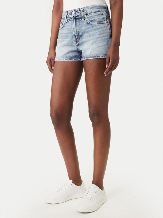 Calvin Klein Jeans Calvin Klein Jeans Jeans kratke hlače LV047F770G Modra Slim Fit