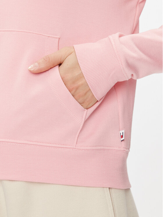 Tommy Jeans Tommy Jeans Bluza Signature DW0DW17338 Różowy Regular Fit