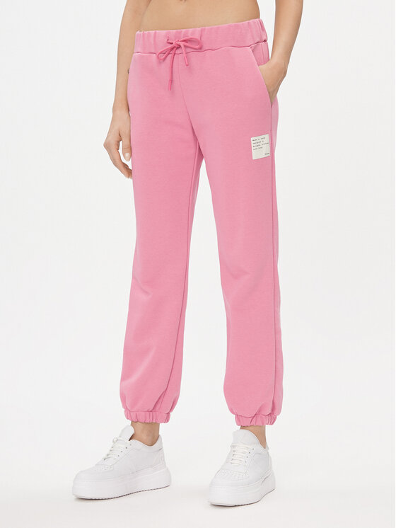 Please Please Donji dio trenerke P2SHBUT000 Ružičasta Regular Fit