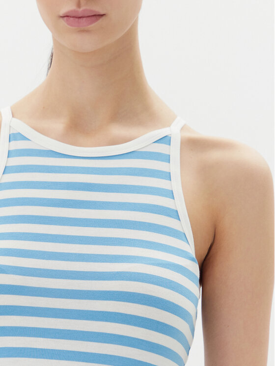 Pieces Pieces Felső Jane 17155477 Kék Slim Fit