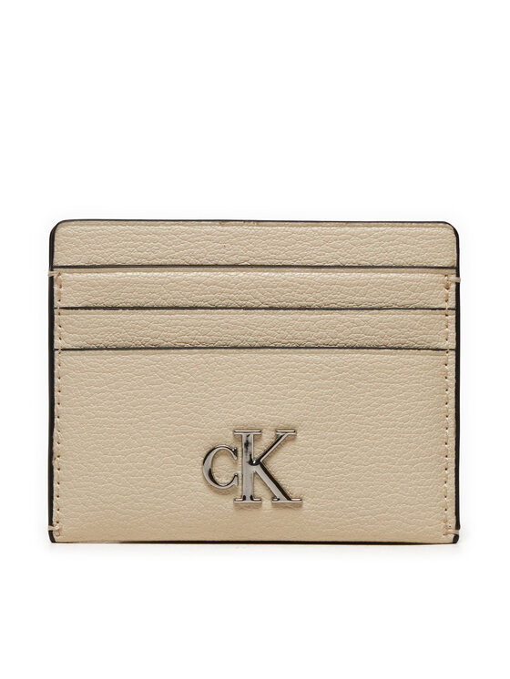 Etui pentru carduri Calvin Klein Jeans Minimal Monogram K60K612746 Écru