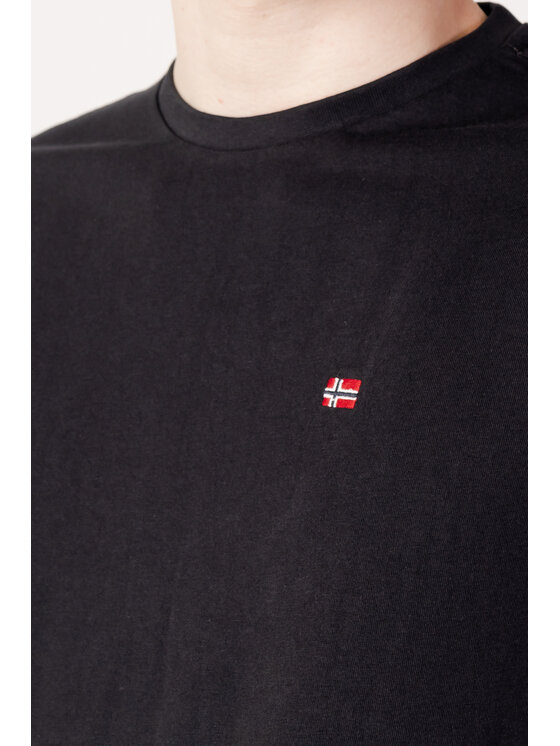 Napapijri Napapijri T-Shirt SALIS SS SUM Μαύρο Shirt Fit