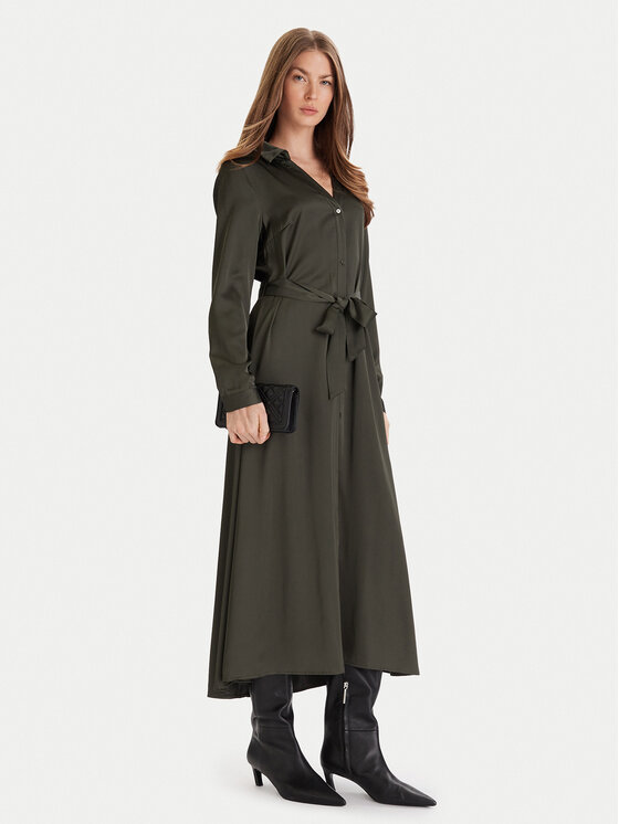 ONLY ONLY Rochie tip cămașă Mika 15361725 Verde Regular Fit