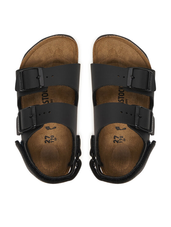 Birkenstock Birkenstock Sandály Milano As Kids 1032009 S Černá