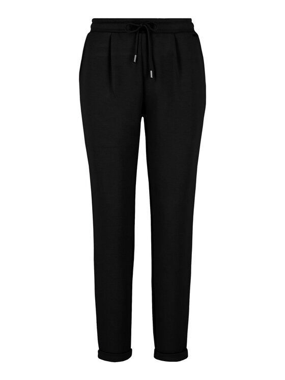 Volcano Volcano Spodnie dresowe N-INFINI Czarny Regular Fit