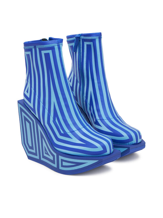 United Nude United Nude Škornji Wa Bootie Hi 1087965682 Modra