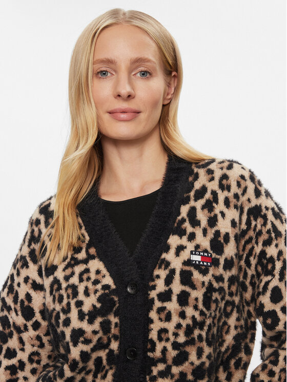 Tommy Jeans Tommy Jeans Pletena jopica Leo DW0DW16518 Bež Regular Fit