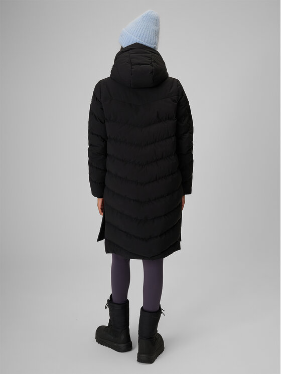 4F 4F Płaszcz zimowy CITY JACKETS Czarny Regular Fit