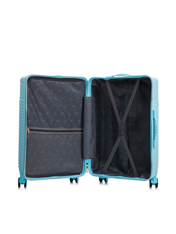 Semi Line Semi Line Mittlerer Koffer T5811-4 Himmelblau