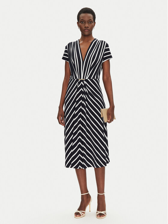Joseph Ribkoff Joseph Ribkoff Úpletové šaty 251295X Tmavomodrá Regular Fit