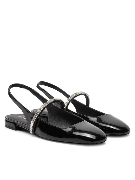 Stuart Weitzman Stuart Weitzman Sandały Stefanie Slngback Fl SI438 Czarny