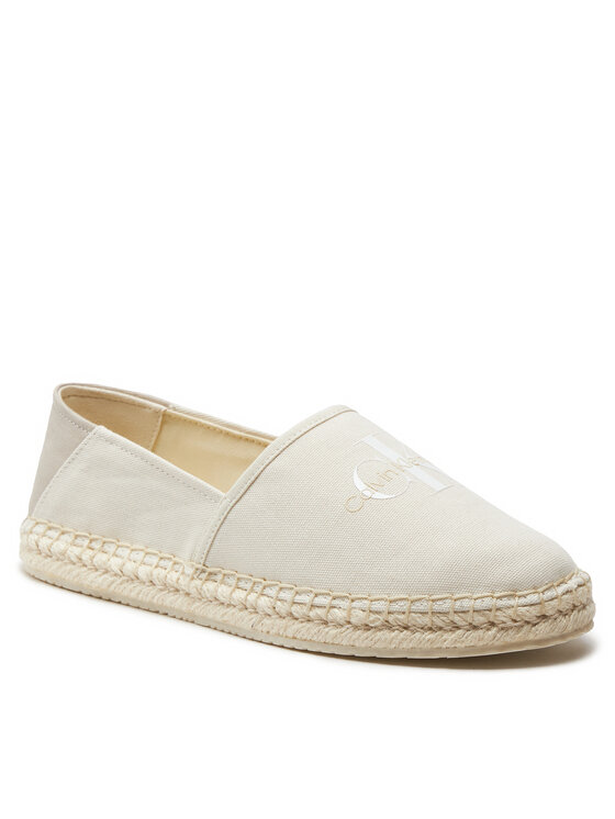 Calvin Klein Jeans Calvin Klein Jeans Espadrilky Espadrille Ml Btw YW0YW01376 Écru