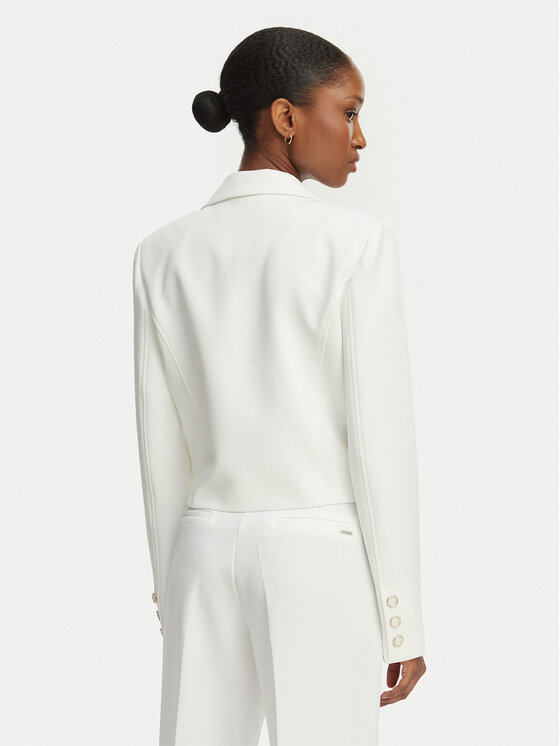 Guess Guess Pintsak W6GN03 W1742 Valge Regular Fit