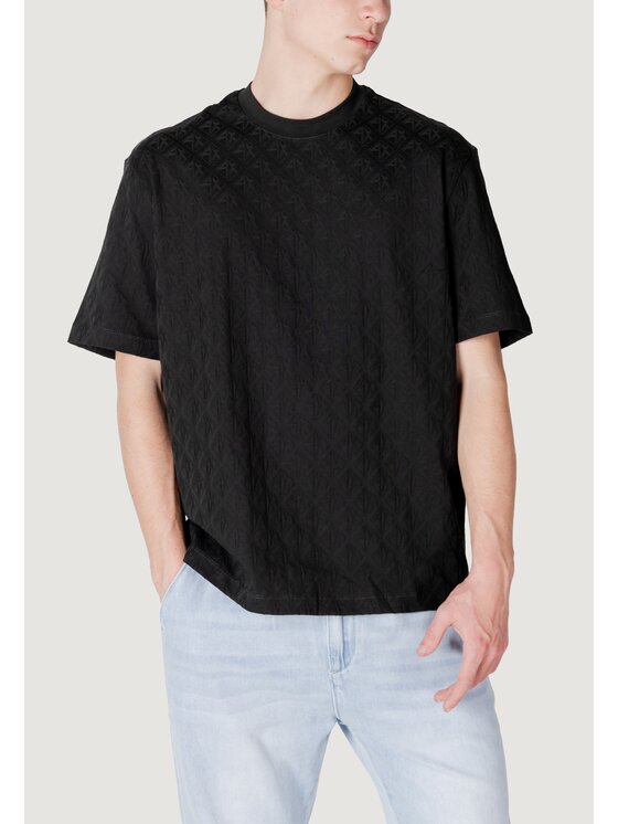 Armani Exchange Armani Exchange T-Shirt XM000268 AF10337 Czarny Shirt Fit