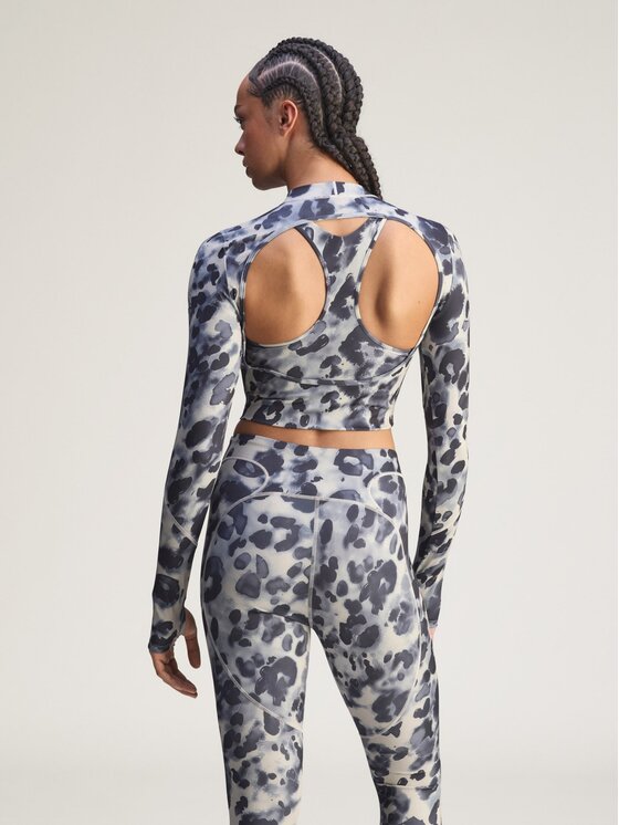 adidas by Stella McCartney adidas by Stella McCartney Koszulka techniczna 161717 Beżowy Slim Fit