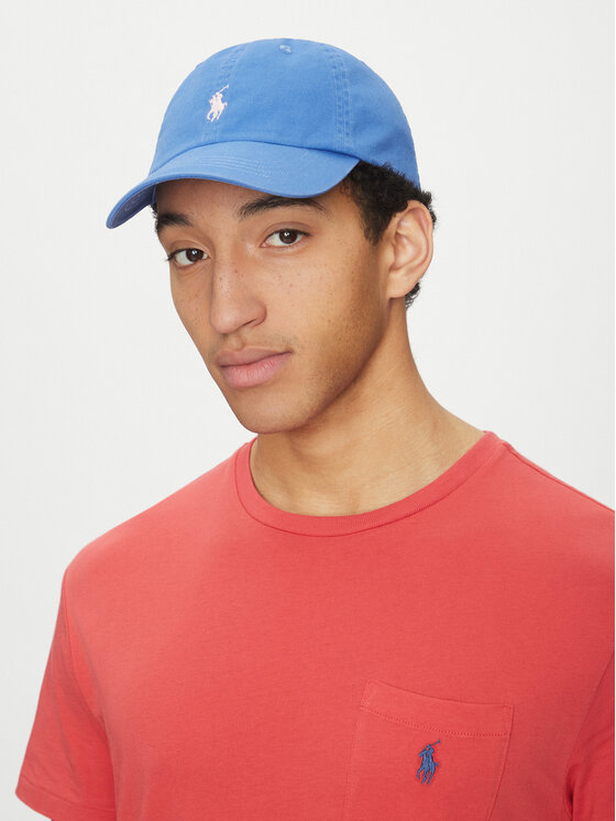 Czapka z daszkiem Polo Ralph Lauren, Niebieska, Chino Ball Cap 710667709121