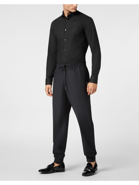 PHILIPP PLEIN PHILIPP PLEIN Joggery 23081 Niebieski jasny Jogger Fit