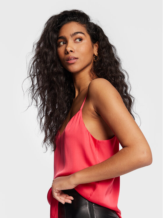 TWINSET TWINSET Top 231TP2433 Różowy Regular Fit