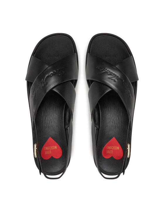 LOVE MOSCHINO LOVE MOSCHINO Sandali JA16187I0MIA0000 Črna