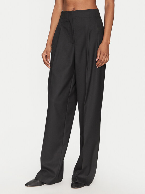 2NDDAY Pantaloni di tessuto Carter 2251161120 Nero Wide Leg, taglia : 40