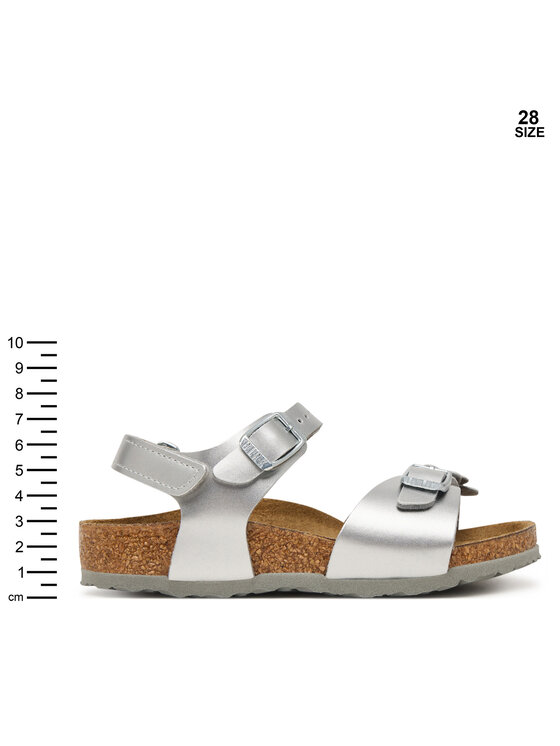 Birkenstock Birkenstock Босоніжки Rio As Flowers 1031702 S Срібний