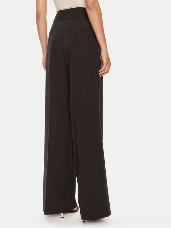 Liu Jo Liu Jo Pantaloni di tessuto CA4200 T2200 Nero Relaxed Fit