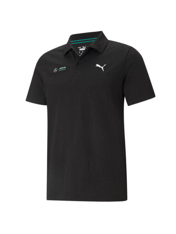 Puma Puma Polo Puma Mercedes F1 Essentials Polo Nero Regular Fit