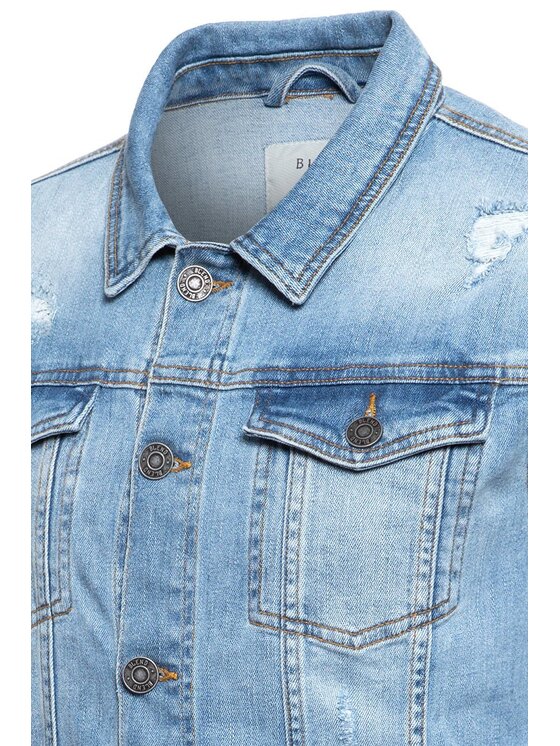 Blend Blend Giacca di jeans DENIM JACKET Blu Regular Fit