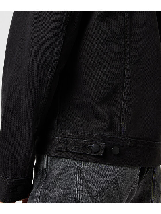 Wrangler Wrangler Kurtka jeansowa 112371439 Czarny Regular Fit
