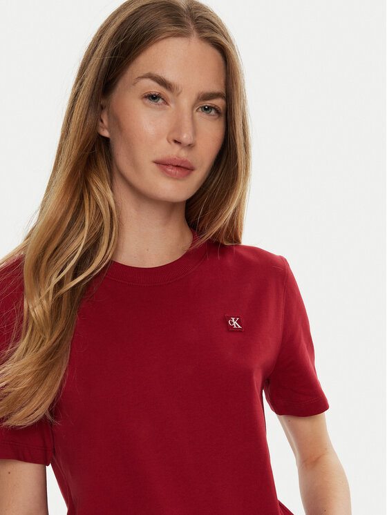 Calvin Klein Jeans T shirt J20J223226 Rosso Regular Fit Modivo