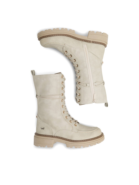 Mustang Mustang Botine 1437-503 Alb