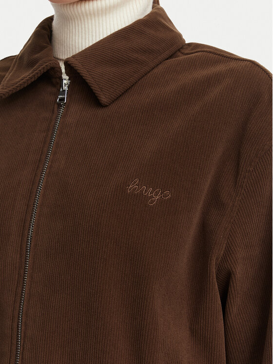 HUGO HUGO Kurtka przejściowa Airo-1 50567670 Brązowy ciemny Oversize