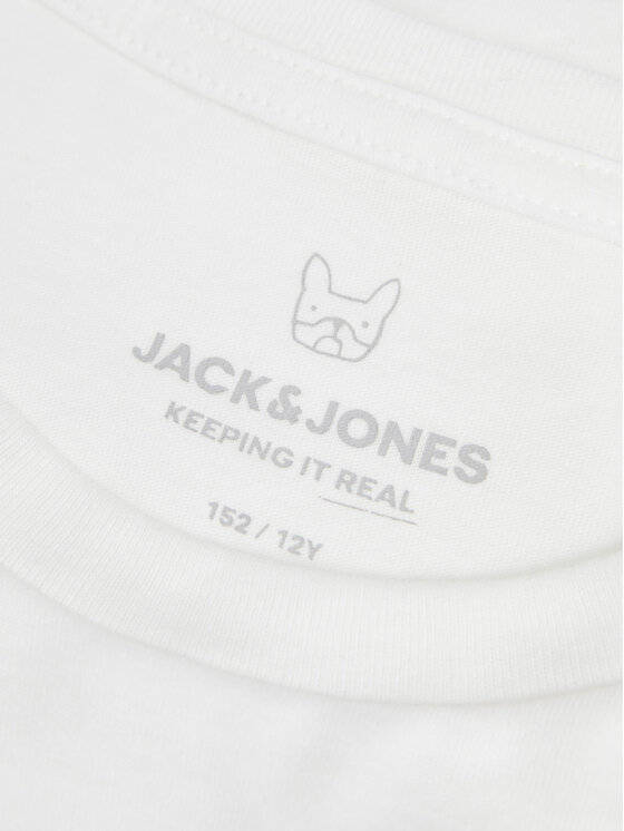 Jack&Jones Junior Jack&Jones Junior Bluza 12237416 Bela Regular Fit