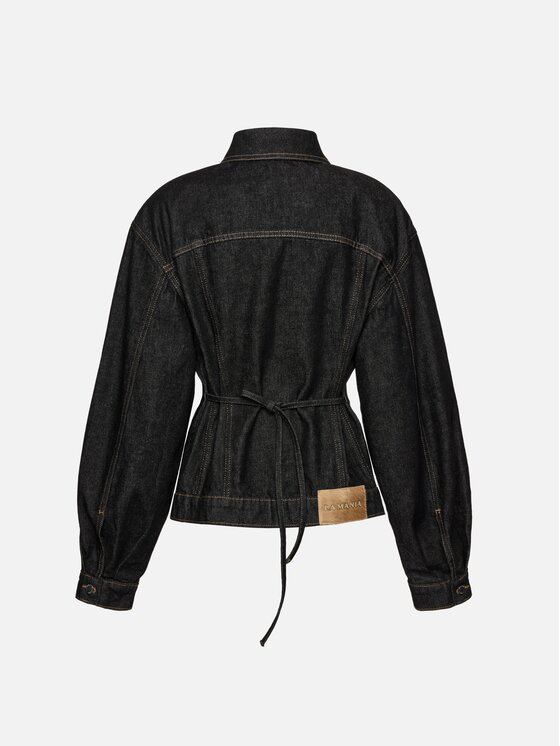 La Mania La Mania Kurtka jeansowa HAIM Czarny Oversize