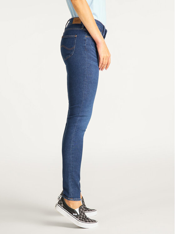 Lee Lee Jeansy Button Thru Scarlett L31YRONR 112107324 Granatowy Skinny Fit