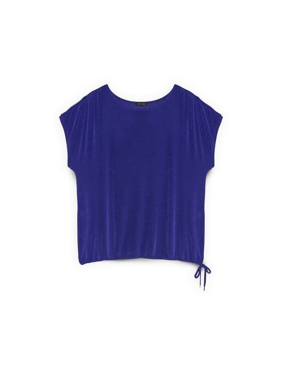 Fiorella Rubino Fiorella Rubino T-Shirt G08ZL009108N029 Fioletowy Boxy Fit