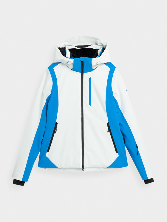 4F 4F Skijaška jakna 4FAW23TTJAF336 Plava Slim Fit