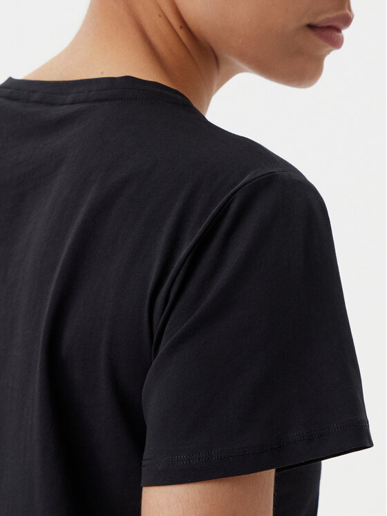 Liu Jo Sport Liu Jo Sport T-shirt TA5172 JS923 Crna Regular Fit