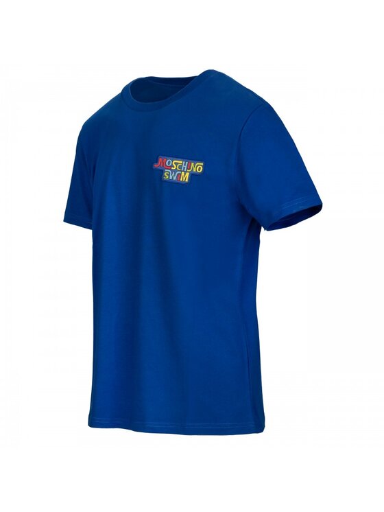 MOSCHINO Underwear & Swim MOSCHINO Underwear & Swim T-Shirt A1910 2316 0345 Modrá Slim Fit