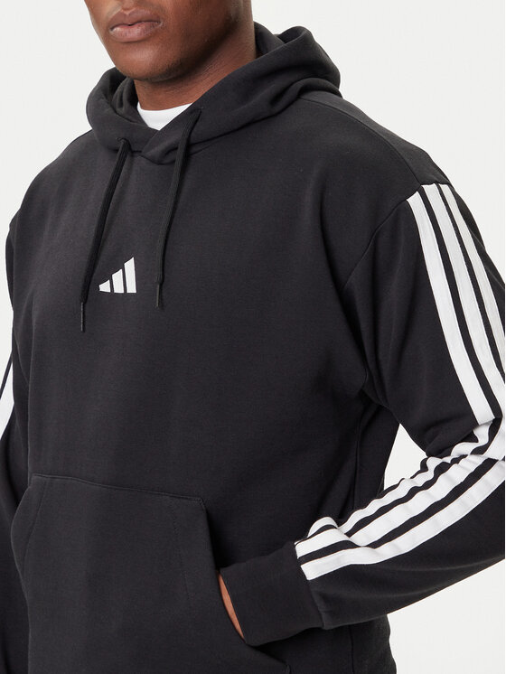 adidas adidas Bluza Essentials 3-Stripes JE6297 Czarny Regular Fit